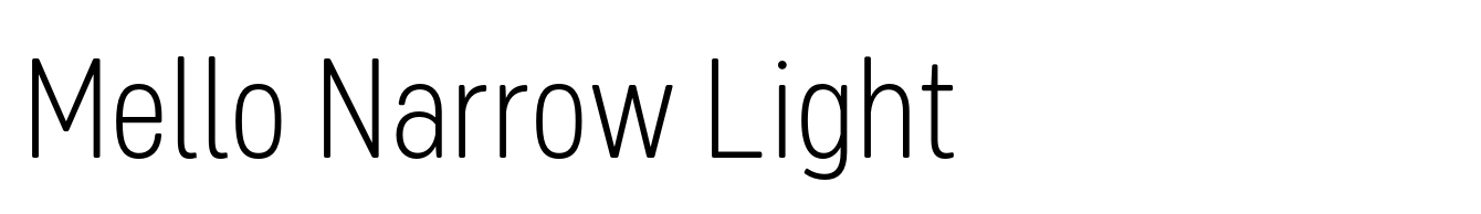 Mello Narrow Light